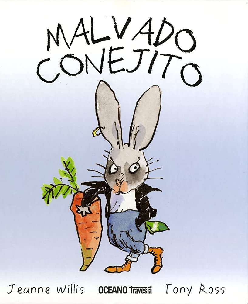 Literatura infantil, cinco historias de monstruos, amor, fantasía y amistad 5 Malvado conejito 1