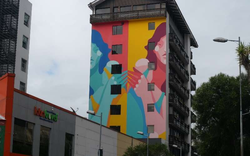 Murales y coloridas reflexiones femeninas 9 Murales Mujeres diez 1