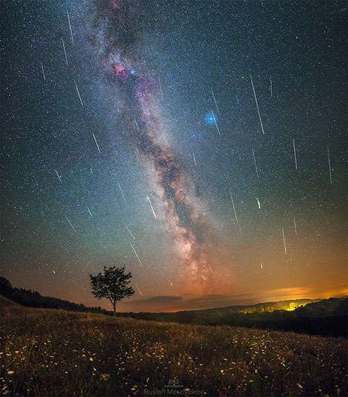 Lluvias de meteoritos, superluna y anillo de fuego 1 Perseidas