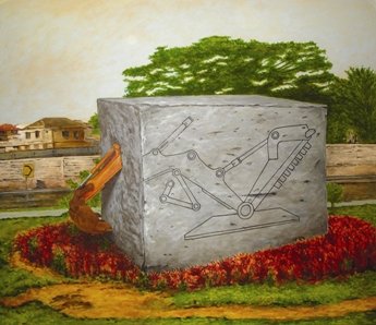 Arte joven del Ecuador: propuestas que lo abarcan todo 6 Prototipo para monumento ok