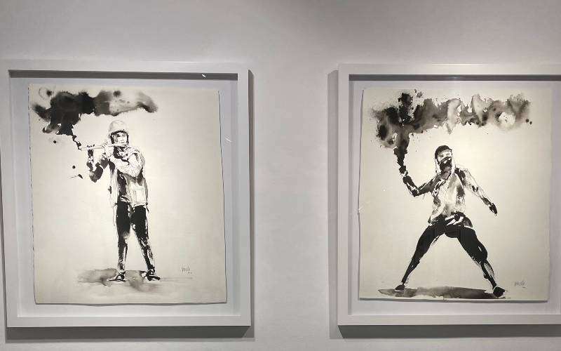 "Sahumerio", el regreso de Geovanny Verdezoto al mundo de la tinta china 2 Verdezoto2 1