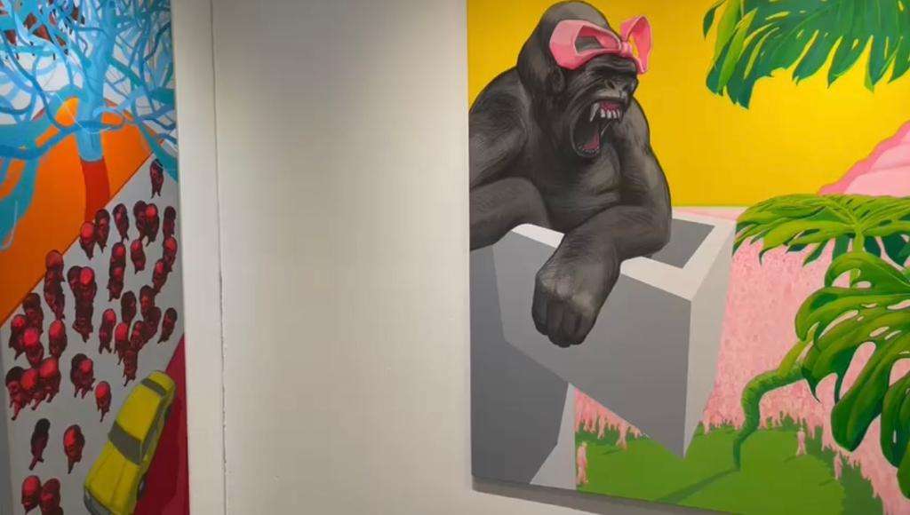 Echeverría Kossak presenta su primera exposición antológica 2 Camuflaje, de Echeverría Kossak