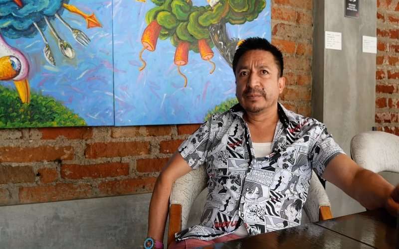 Wilson Paccha pinta el lado onírico de la cultura pop 1 Wilson Paccha