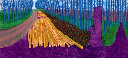 Los grandes paisajes de David Hockney 7 Winter timber DHockney OK