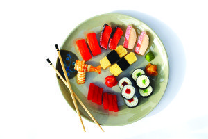 Clases de catecismo en la religión del buen sushi 1 Assorted Sashimi on Plate