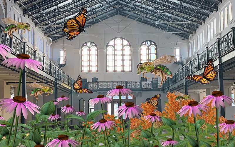 El Smithsonian mira al futuro 2 Exposición en Smithsonian.