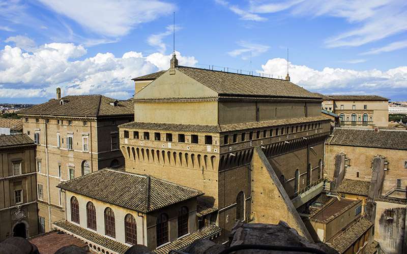 La Capilla Sixtina, obra cumbre de Miguel Ángel, en realidad virtual 1 exterior capilla sixtina edificio