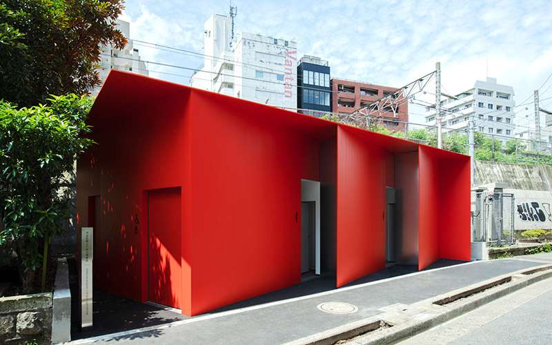 El placer de ir a un baño público 1 Higashi Sanchome. Baño público.