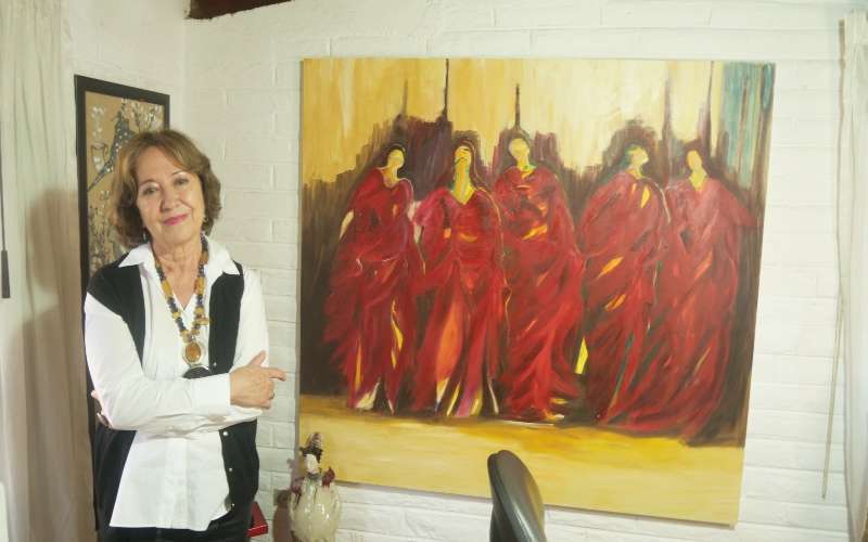 La cerámica: una pasión de María Elena Machuca 6 maria Elena cuadro 1