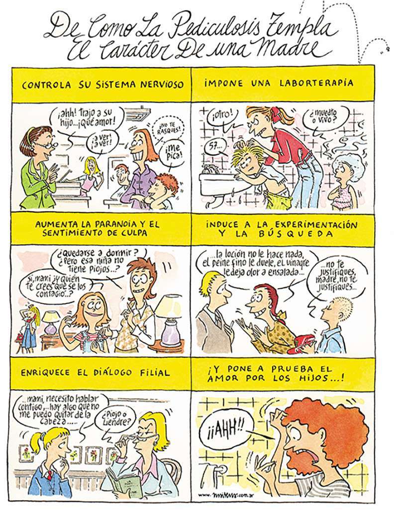 De cómo la pediculosis templa el carácter de una madre 1 pediculosis maitena 1