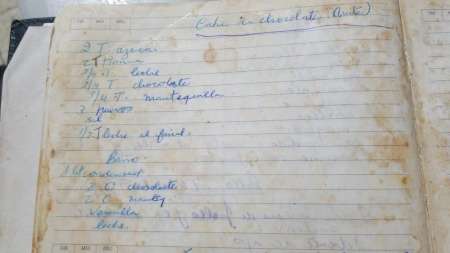 ¡Gracias a Lupe por resguardar sus antiguas recetas manabitas! 1 receta manabita herencia