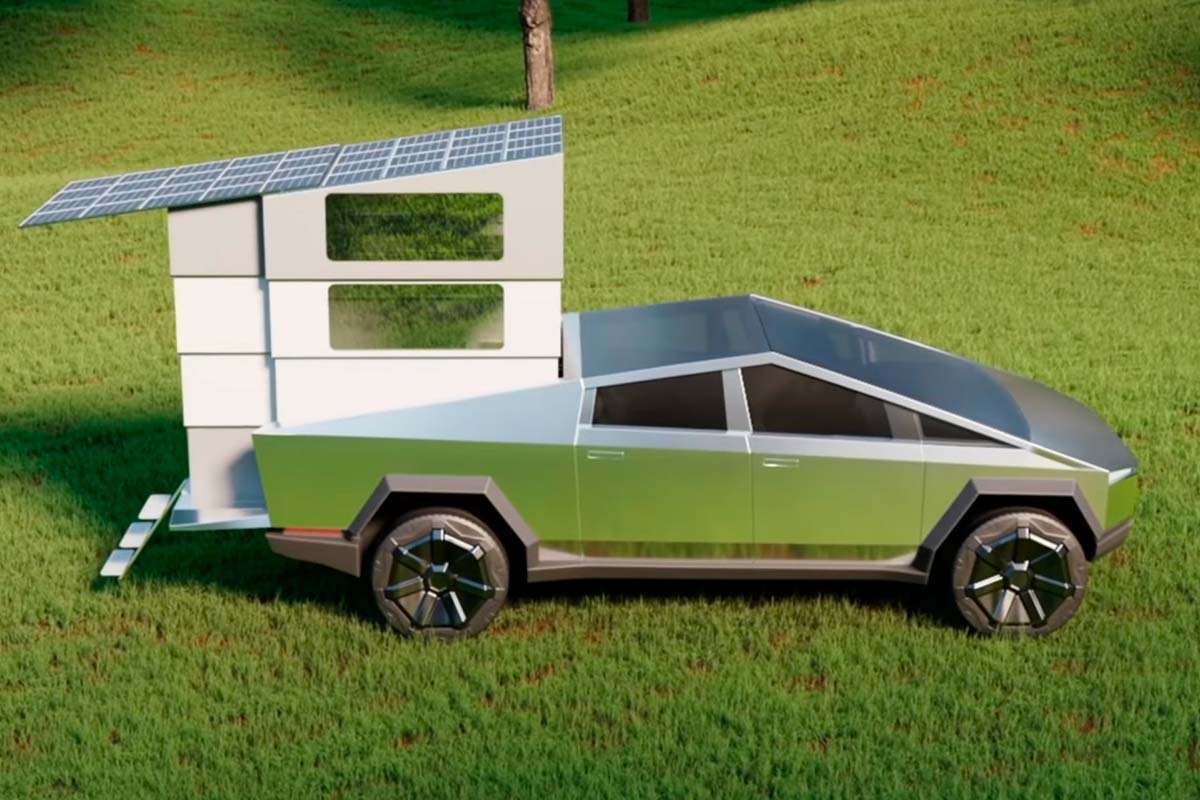 Autocaravana 2 tesla cybertruck cyberlandr soymotor