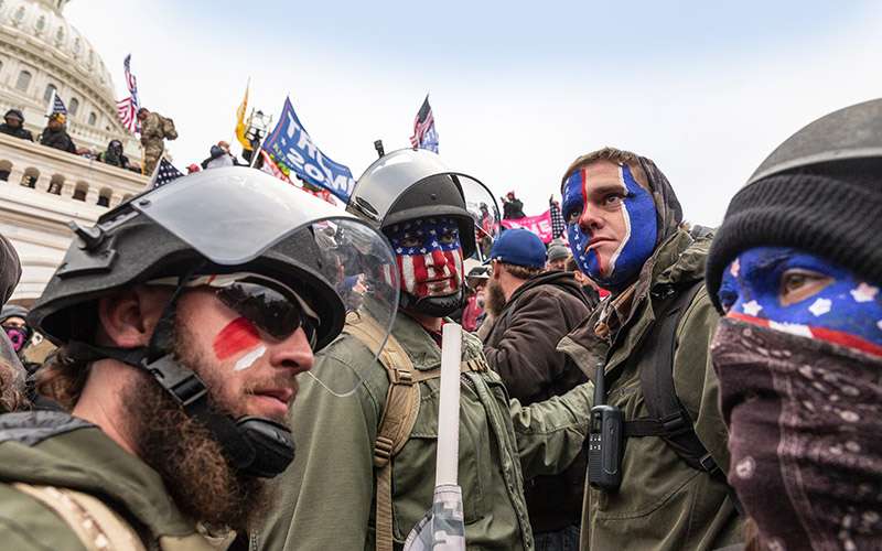 Estética aceleracionista ¿arte del final del capitalismo? 1 Capitolio, 6 de enero, 2021.